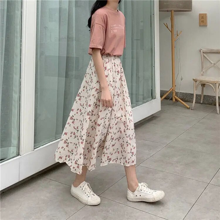 FLORAL VINTAGE SKIRT