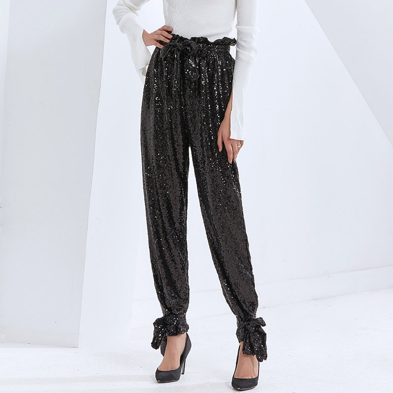 GALILEA SEQUIN PANTS