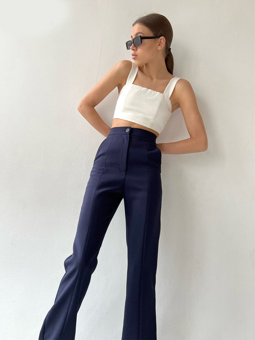 ELEGANT SLIT PANTS