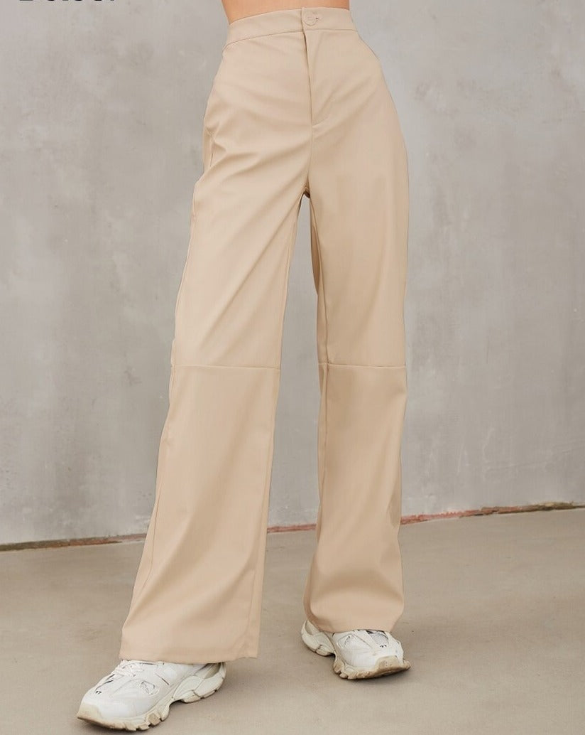 ELASTIC WIDE PANTS