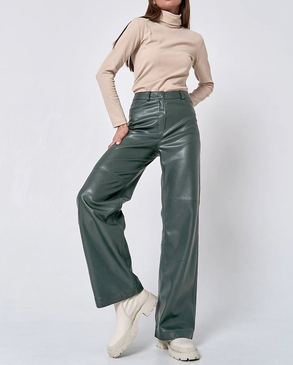 BLOOM LEATHER PANTS