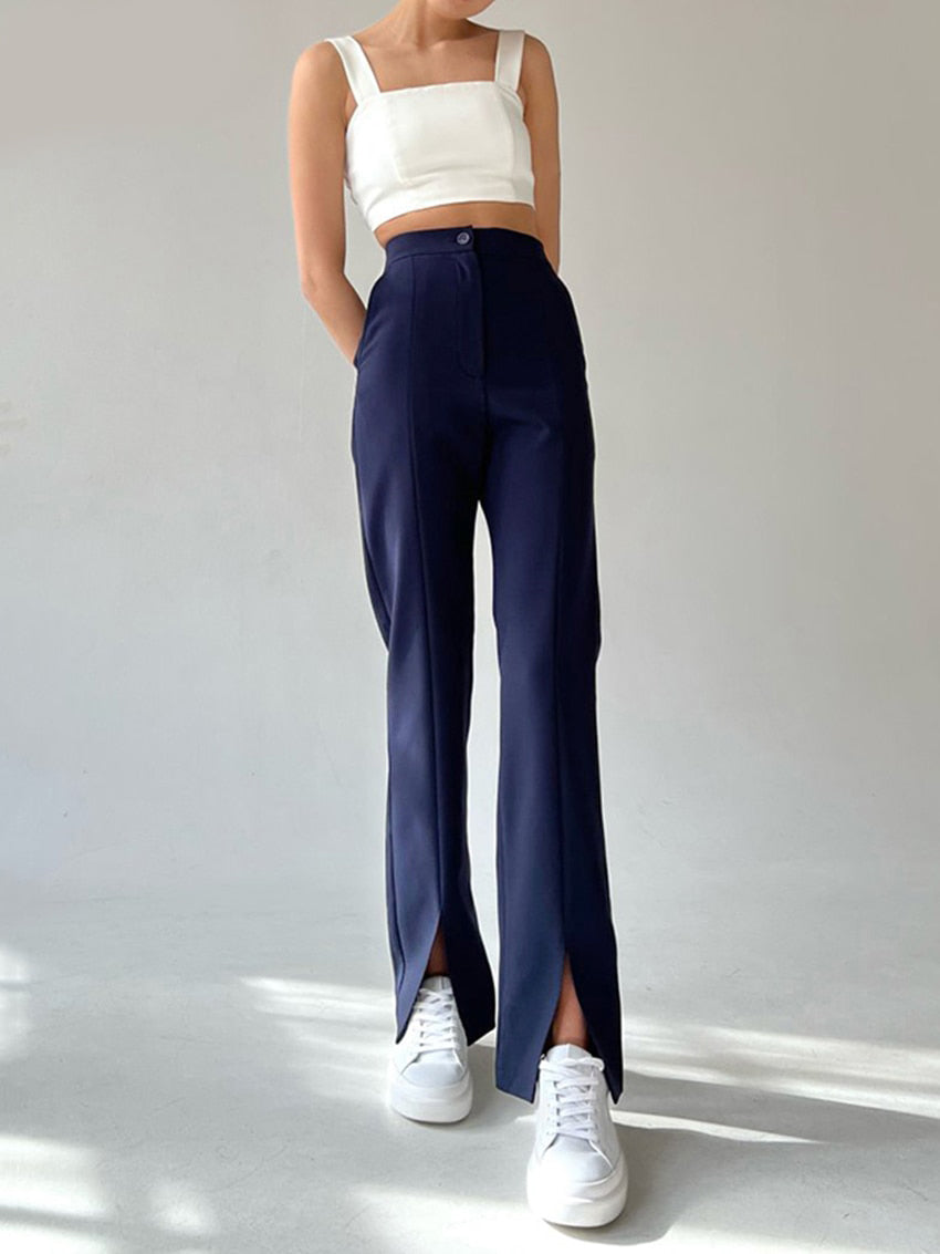 ELEGANT SLIT PANTS