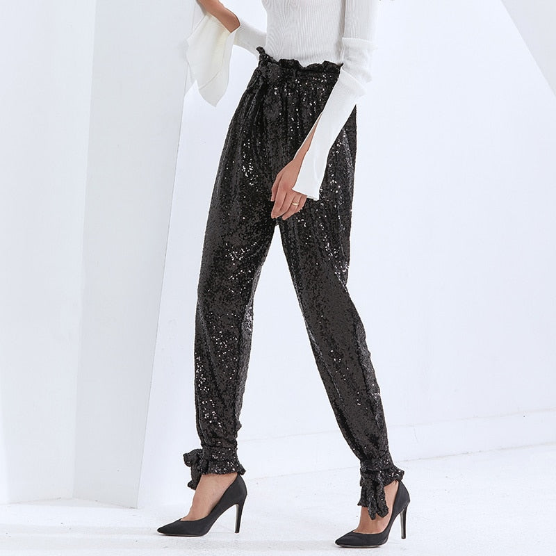 GALILEA SEQUIN PANTS