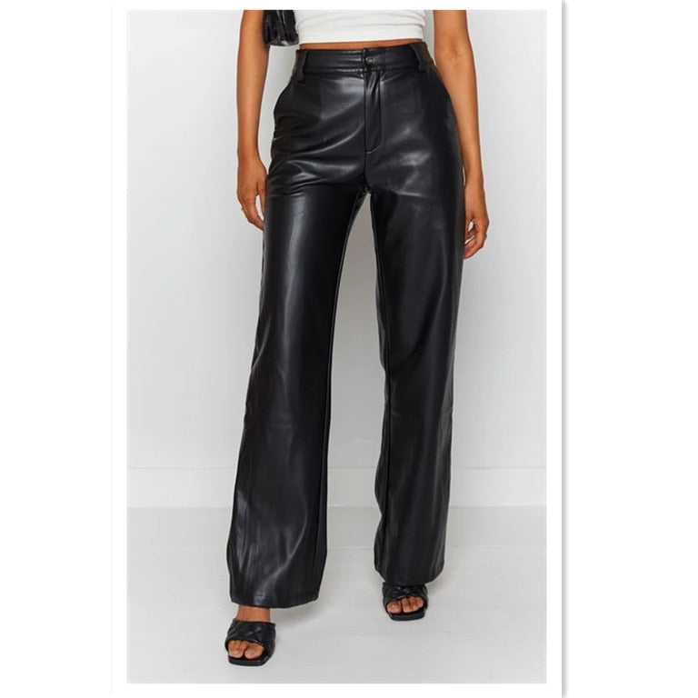 LEATHER PANTS ELEGANT