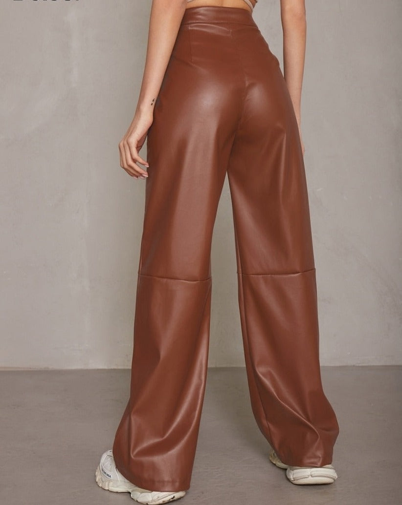 ELASTIC WIDE PANTS