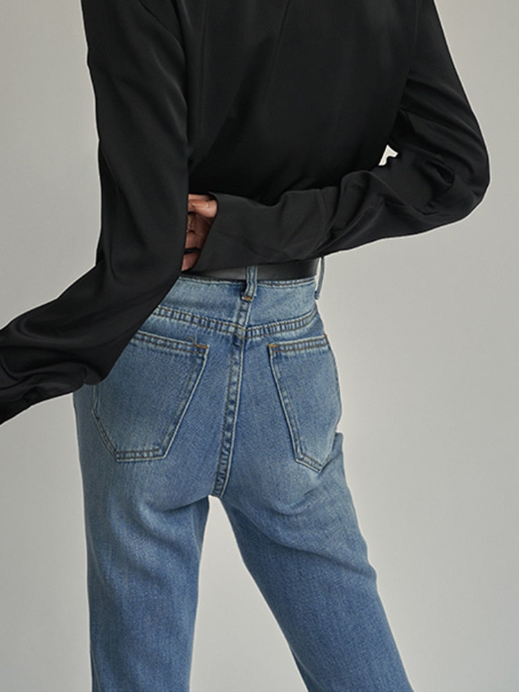 WAIST JEANS BLUE