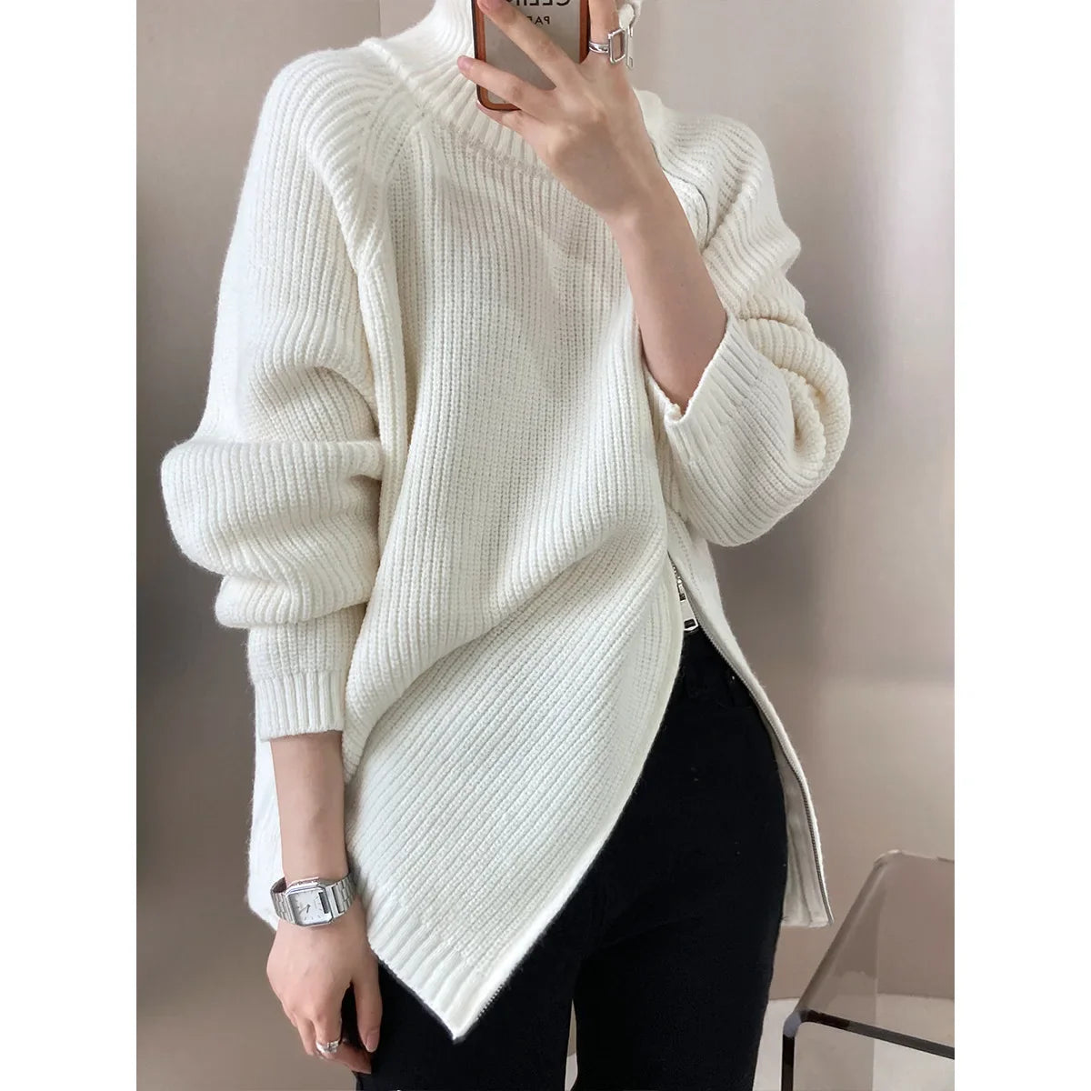 OVERSIZE FASHION SWEATER