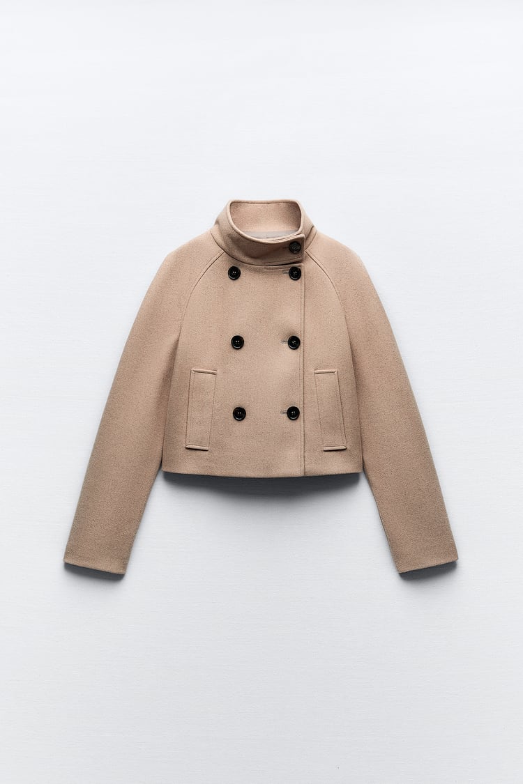 COLLAR SOLID JACKET