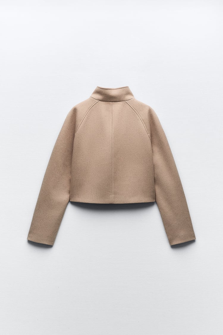 COLLAR SOLID JACKET